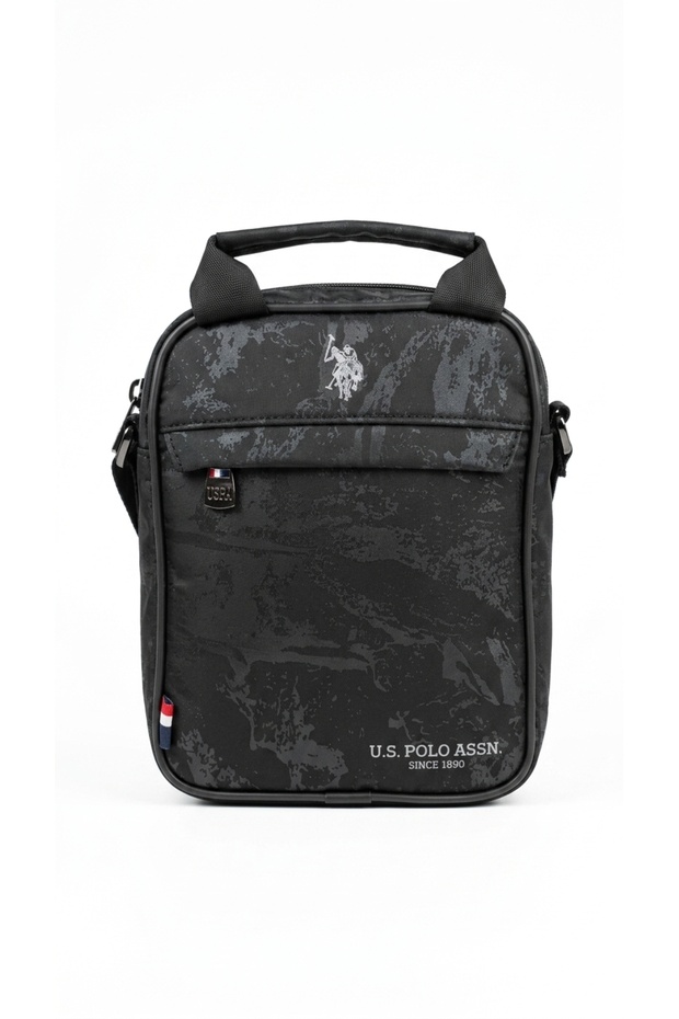Men's Bag Crossbody Shoulder Body Bag Adjustable Daily Messenger Chest Bag with Zipper Black Plcpr26031