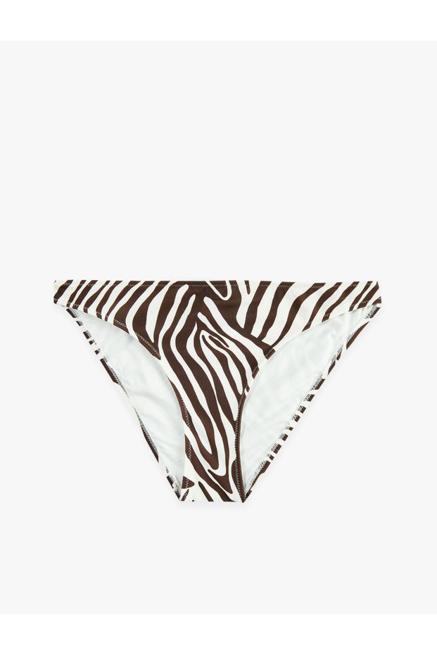 Zebra Desenli Bikini Altı