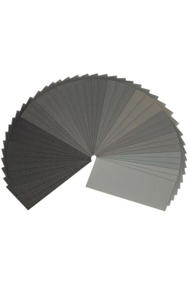 set of 3 sandpapers with grit sizes of 2500-230-93 mm, for polishing metal, wood, and automobiles.
