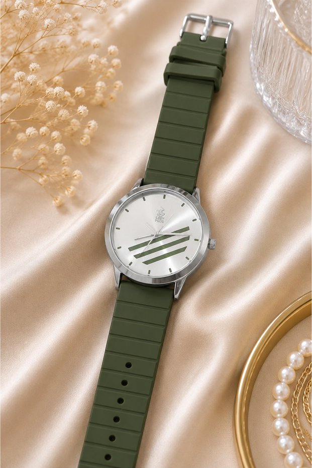 Stylish Women's Wristwatch with Silicone Strap (Fits Any Wrist)