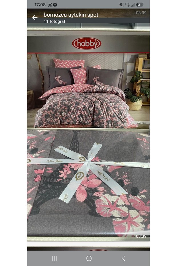 Double Bedding Set - Alanza / Pudra