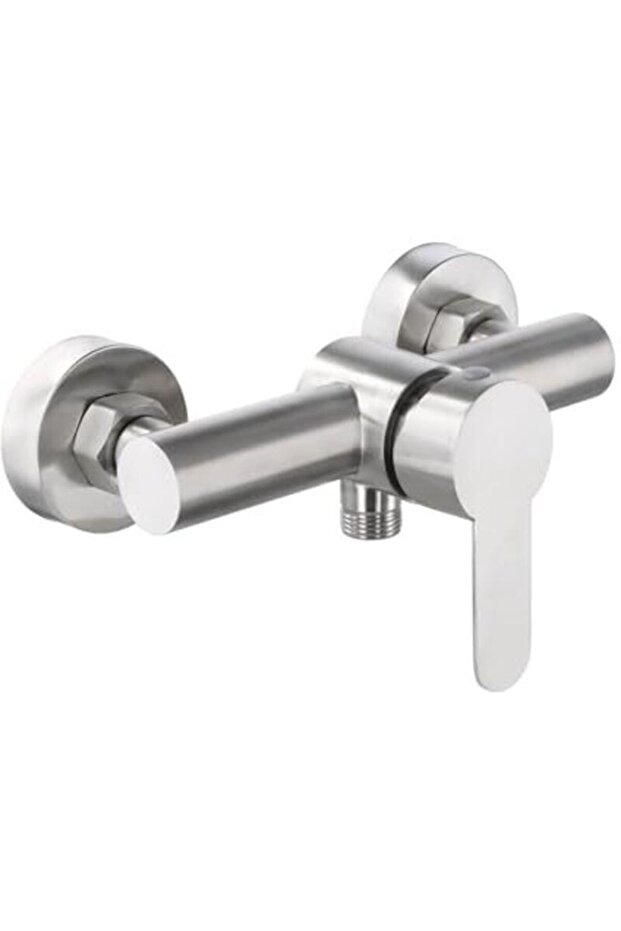 Single - handle shower faucet, 304 stainless steel wall - mounted shower faucet, single - handle shower faucet with installation accessories, wall...