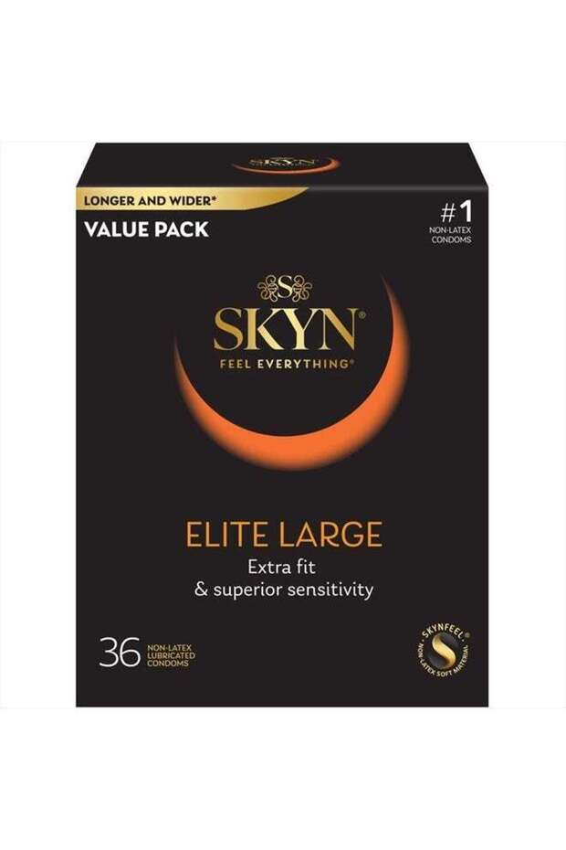Elite Large Non-Latex Condoms, 36 Count