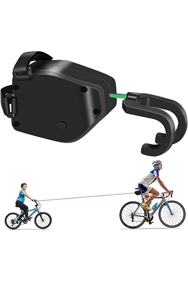 Parent-Child Bicycle Tow Rope & Traction Cable, 500 lbs Load Capacity Towing System for Kids & Adults Mountain Bikes