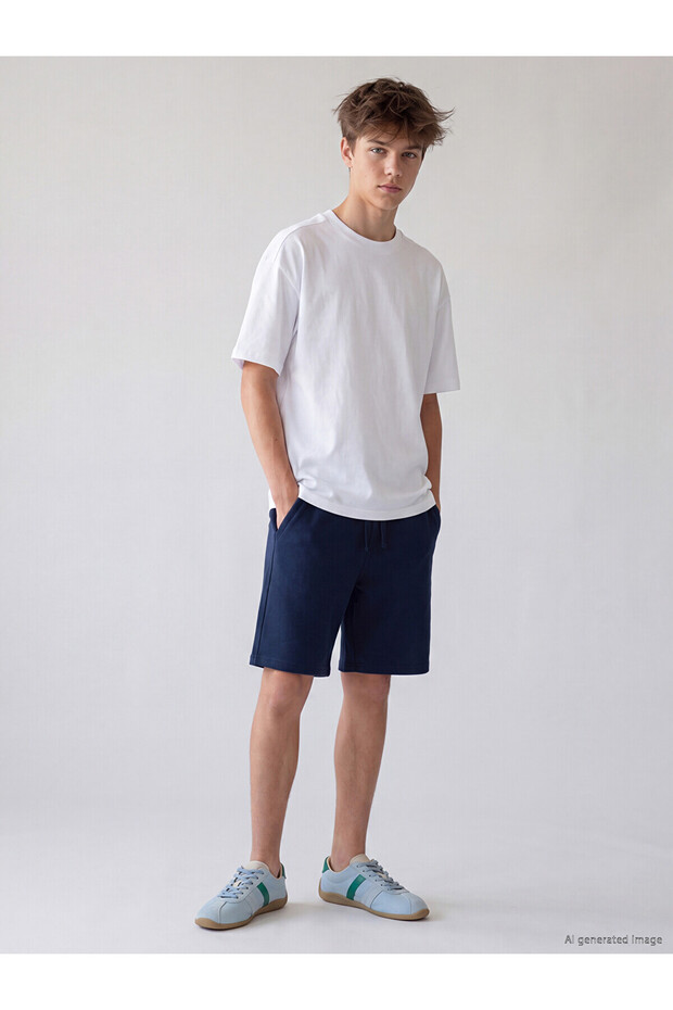 Nevavm Basic Boys' Shorts with Elastic Waist