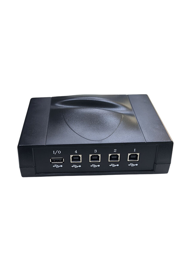 مفتاح USB بـ 4 منافذ مع زر اختيار يدوي - 3