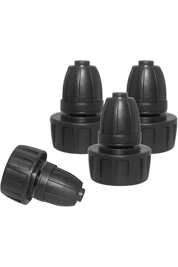 8-Piece 3/8-inch (approx, 1.9 cm) to 3/8-inch (approx, 1.9 cm) Irrigation Hose Adapters Reusable Garden Supplies Conn