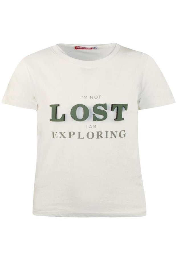 Μπλούζα "Lost" εκρού