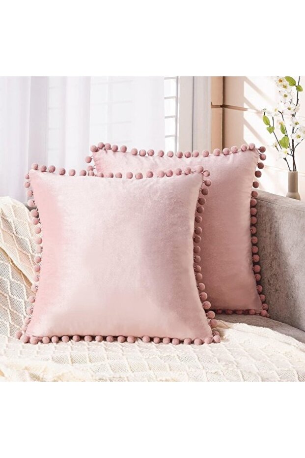 Plain Velvet Pillowcases 40x40cm - Decorative Cushion Covers for Sofa, Bedroom and Car