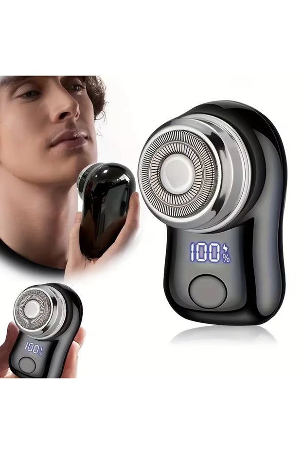 Upgraded mini electric shaver - men's capsule shaver - Recharge shaver - outdoor car shaver - easy to carry - For home - car - travel & gift