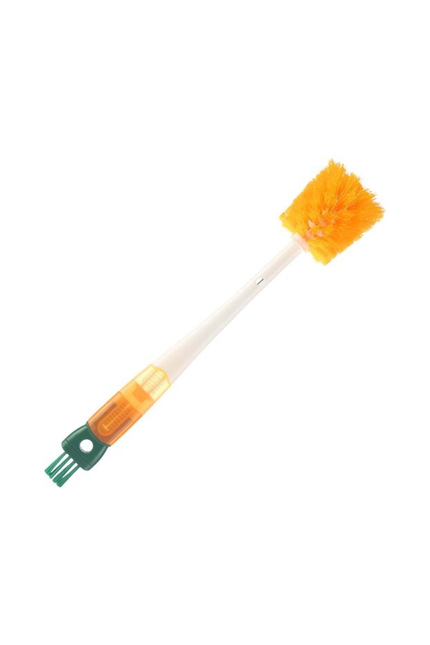5-in-1 Bottle Brush Cleaner - Long-Handled Cup Brush for Baby Bottles, Tube Cups, Water Bottles, Wine Glasses & Glassware
