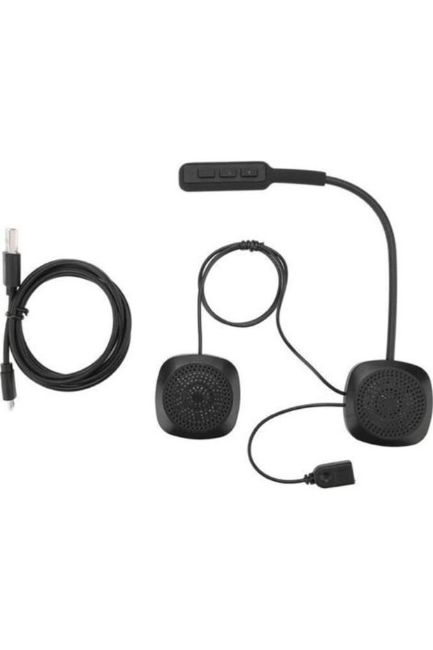 Bluetooth motorcycle helmet headset with automatic answer function - black