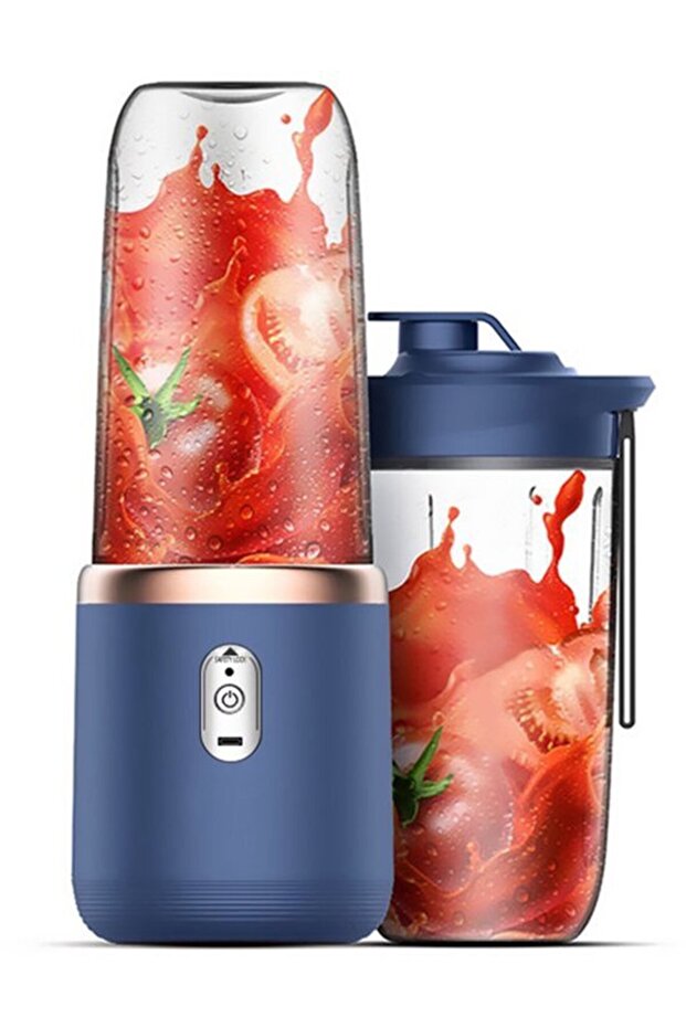 Portable multi - functional juicer, blender, and smoothie maker - Mini blender - 400ml - USB rechargeable - Compact and portable - for making...