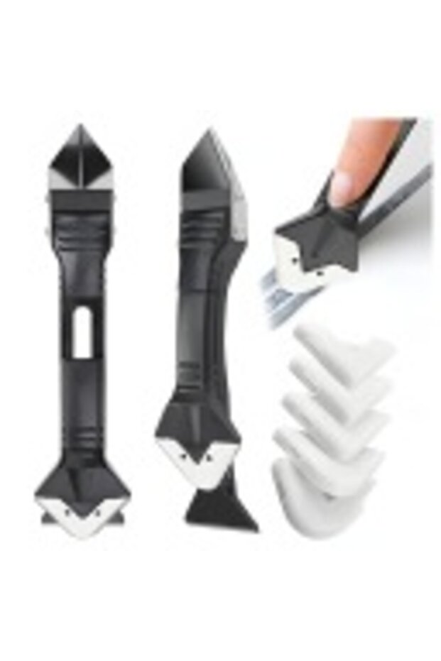 3-in-1 silicone scraper, silicone tool, angled grout remover, corner scraper