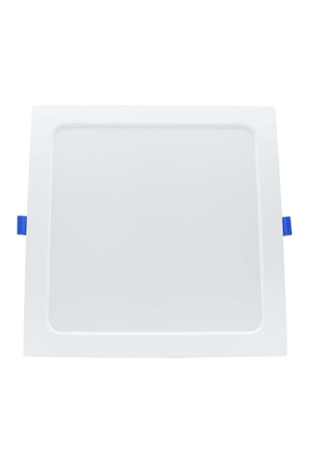 Panel Light 22W LED Ceiling Light, White, 22 x 22 Square Flat Panel Lamp for Home Improvement Kitchen Living Room Office Supermarket