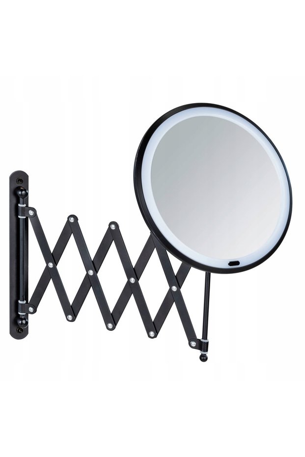 LUSTERKO LED telescopic de perete, practic, negru