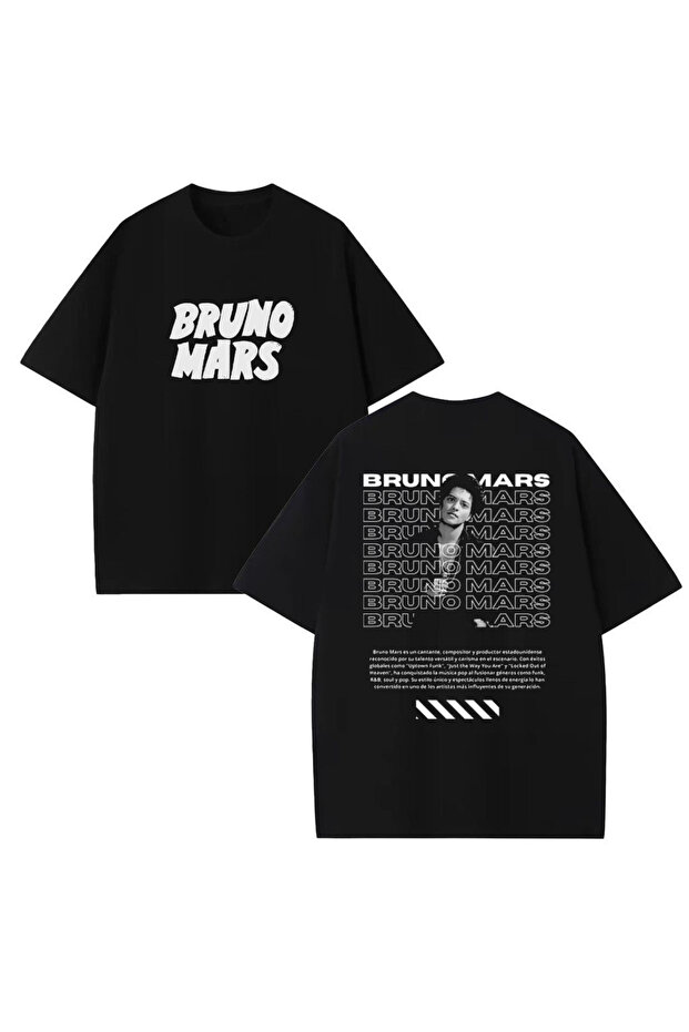 Bruno Mars Printed Unisex 100% Cotton Oversize T-Shirt