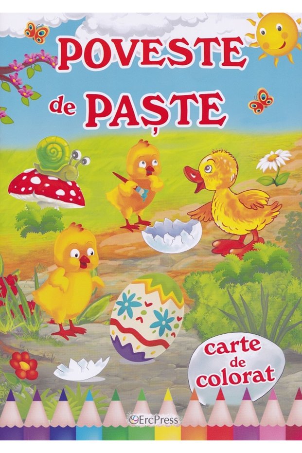 Poveste de Paste. Carte de colorat