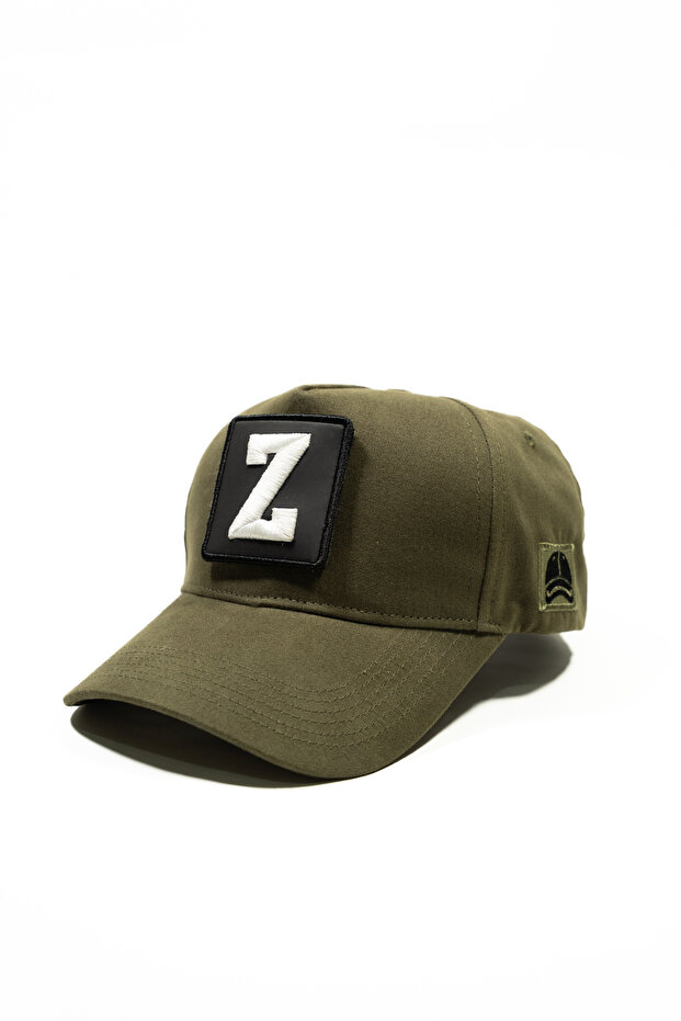 Interchangeable Patch Hat with Z Letter Patch Detail | Meshless Flat Trucker Cap Baseball Hat