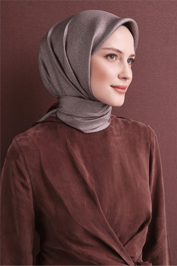 وشاح حرير ساتان 9601D-34