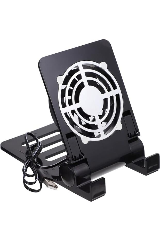 مبرد أجهزة لوحية، حامل أجهزة الألعاب، حامل هاتف USB، مروحة صامتة عالية السرعة، حامل تبريد ثابت مع مروحة