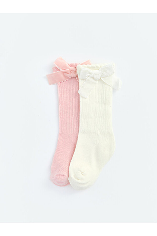 Esvab • Modern & Distinctive Bowknot Baby Girl Socks, Pack of 2