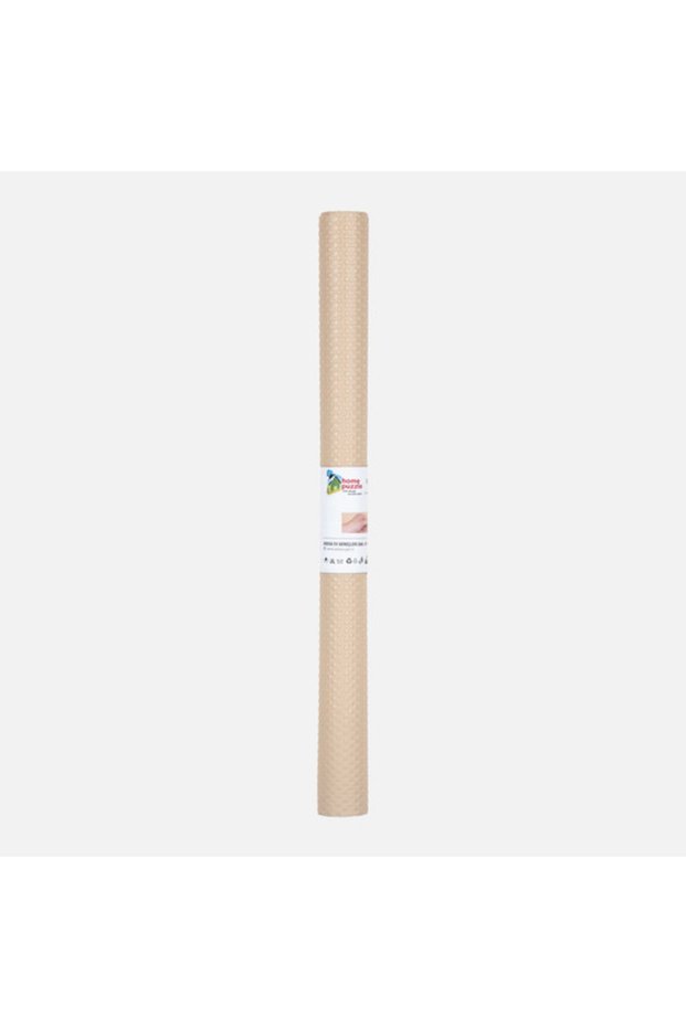 Home Puzzle Anti-Slip Shelf Cover Beige