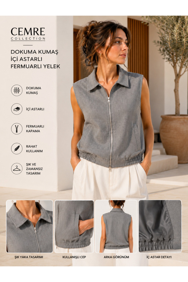 Seasonal Short Sports Vest with Inner Lining