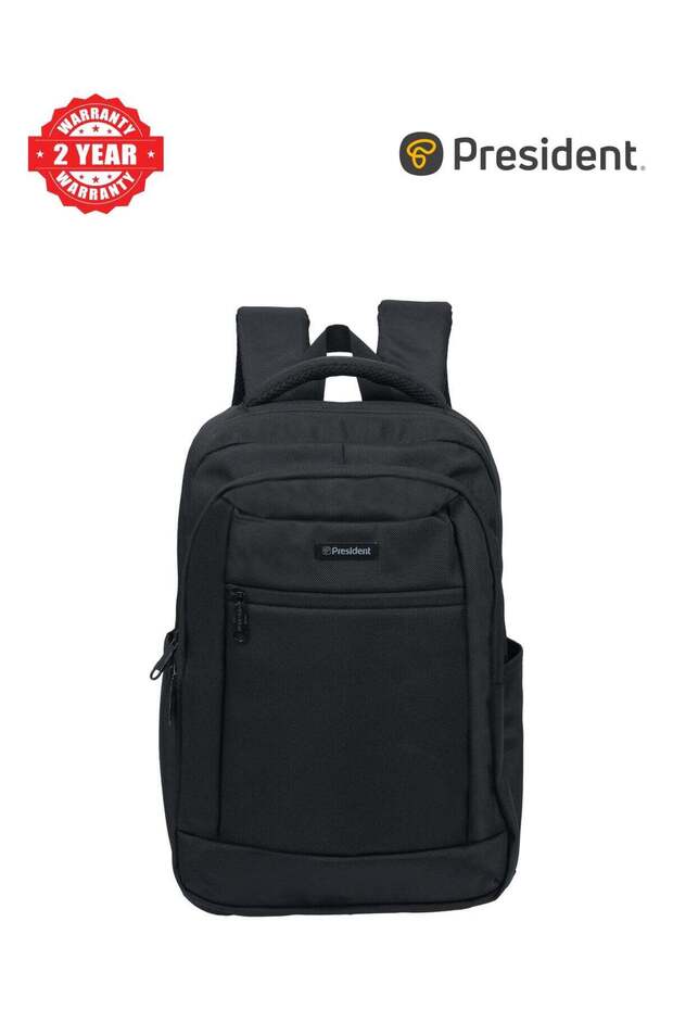 Stylish & Durable Everyday Carry Backpack - 16" (Article BPP31133) - BLACK