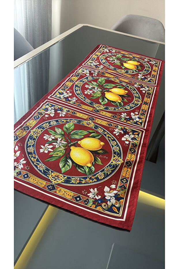 Bordo limonlu runner