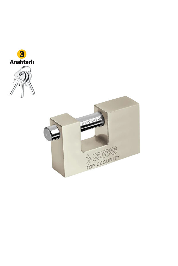 Asma Lock Sliding Shaft Satin Finish 70mm Sgs1365