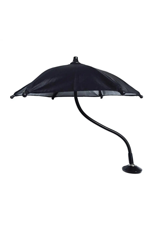 Black 360° Rotation Adjustable Magnetic Mobile Phone Umbrella Anti-glare Sun Shade Shield Cover Mini