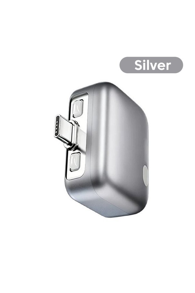 Silver 140W Type C Full-charge Separator Automatically Cut Power When Fully Charged Protect Phone Ba