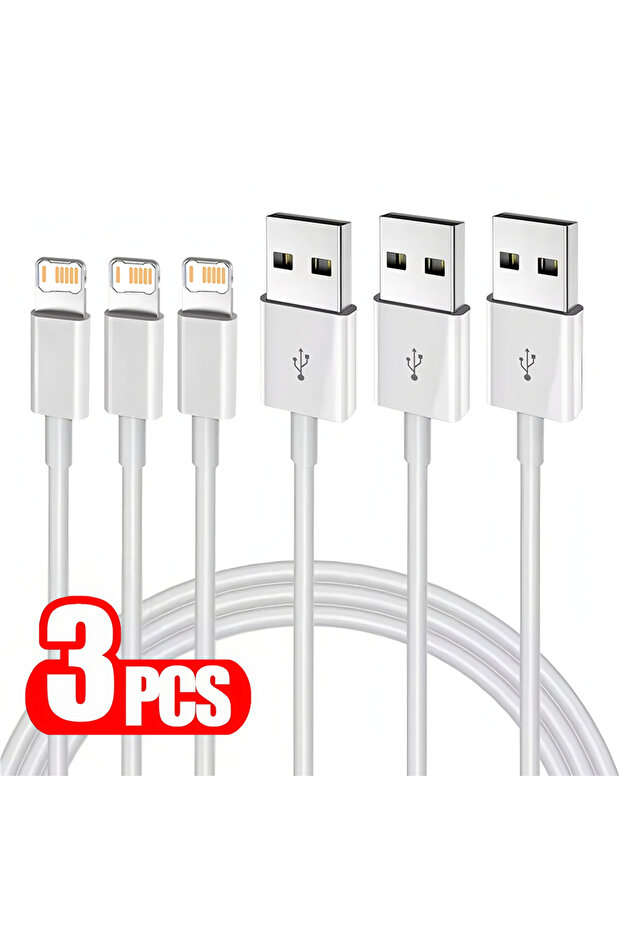 1m 3PCS 3PCS USB Fast Charging Data Cable For iPhone X XR XS Max 11 12 13 Mini 14 Pro Max 6S 7 8 14