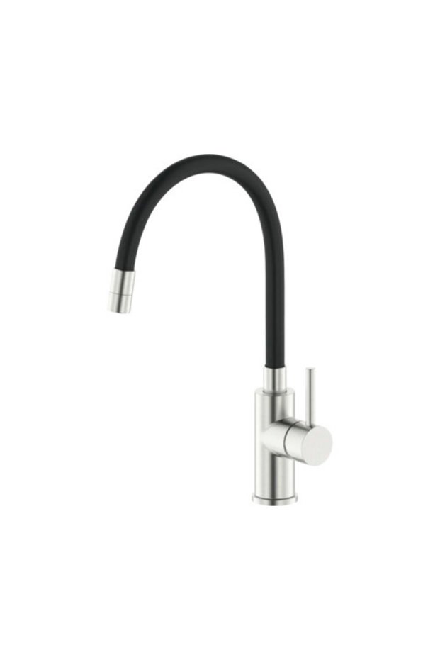 Fayans Deck flexible kitchen faucet black