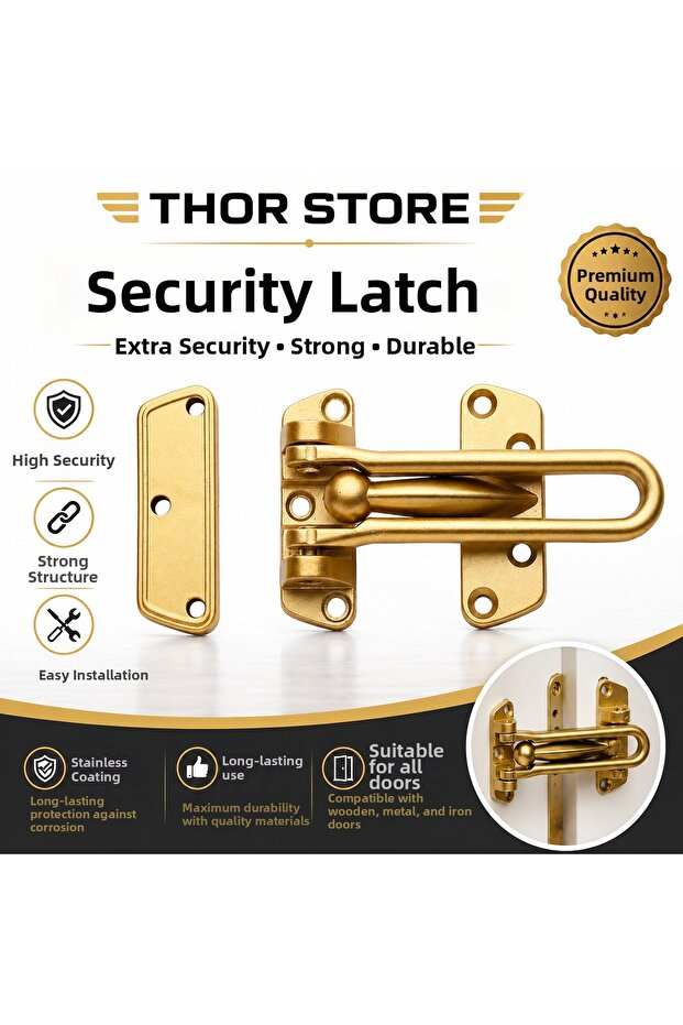 Door Safety Clamp Yellow