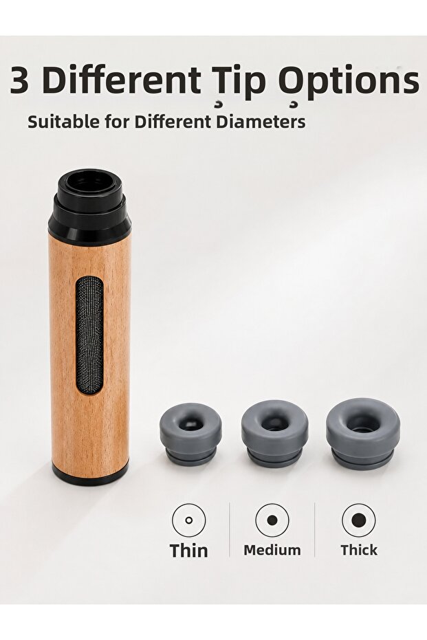 Portable Ashtray Thin Medium Thick Mini Ashtray with 3 Different Tips