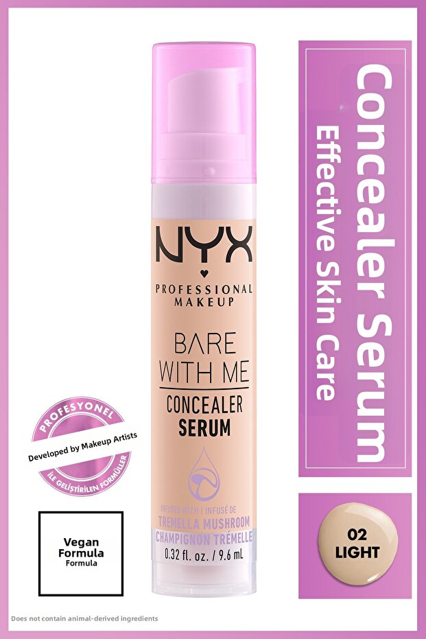 Bare with Me Concealer Serum 02 Light Concealer