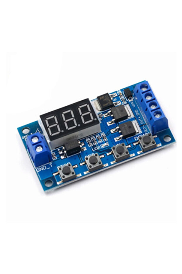 1pc DC 5V-36V Trigger Cycle Delay Timer Switch Turn On Off Relay Module with LED Display Adjustable