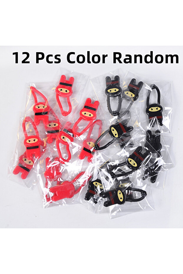 12pcs random 6/12pcs Soft Plastic Mini Finger Shooter Scar Game Children's Birthday Party Gift Pinat