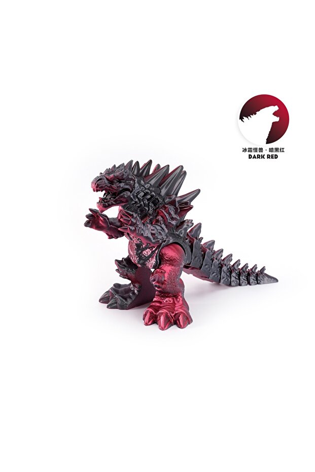13 cm Red 13 CM 3D Printed Dinosaur Model with Movable Joints Creative Ornaments Figurine Novelty Bi