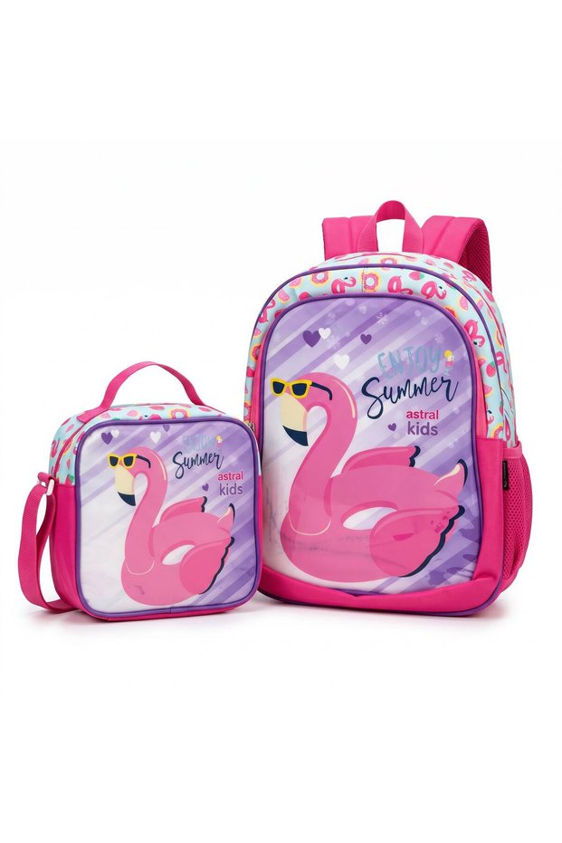 Star Astral Sweet Flamingo Pink Kindergarten Bag - 03070 YLDZ