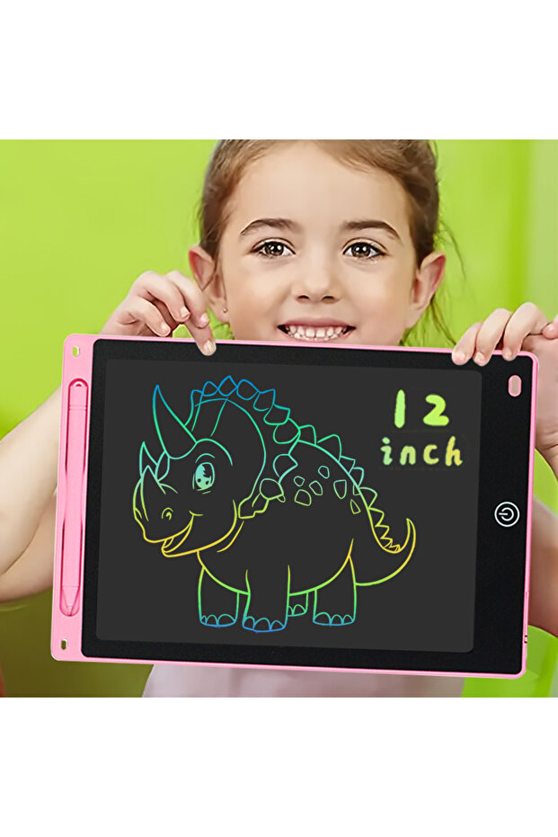 PINK 12 INCH RSP 12 Inch LCD Drawing Board Electronic Writing Tablet Colorful Screen Doodle Board Ed