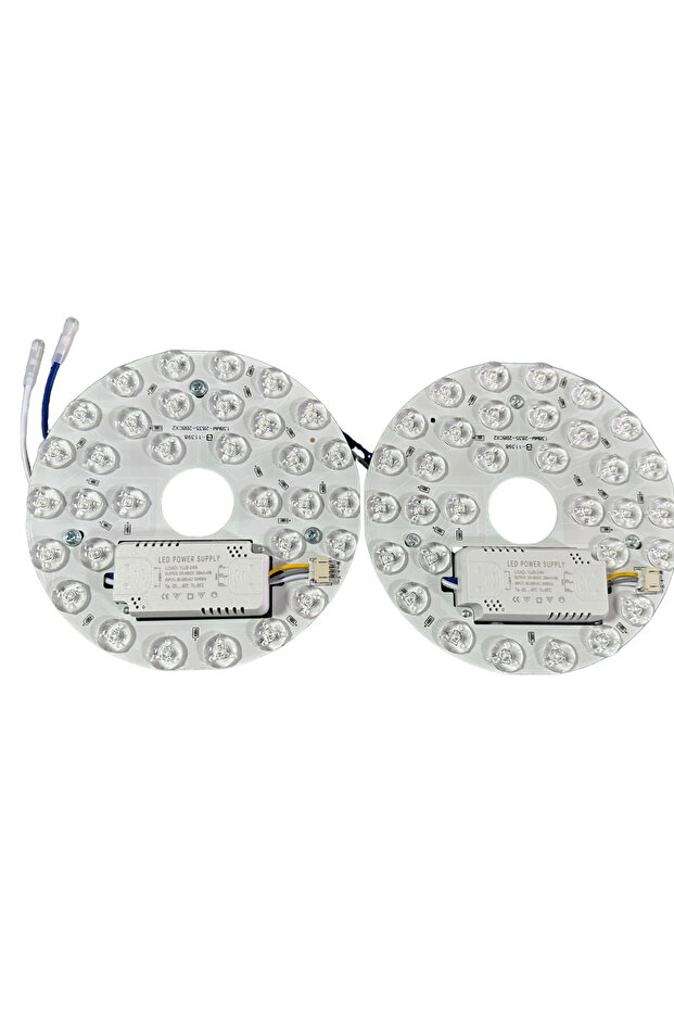 2 قطعة IRALAN لوحة إضاءة LED AC 85-265V لمراوح الإضاءة أو مصابيح السقف لوحة دائرية حلقة جهاز تحكم عن بعد
