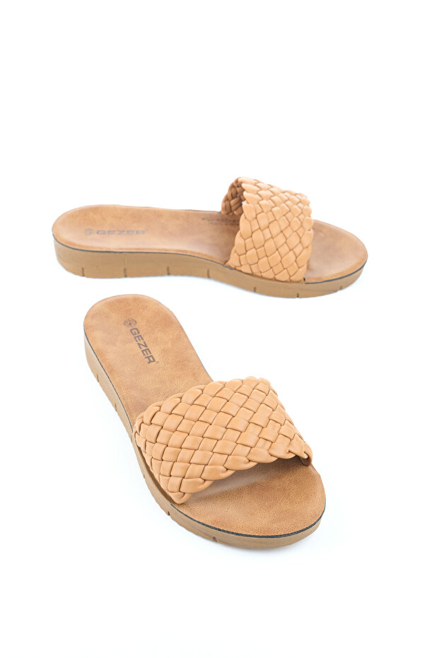Summer Faux Leather Women's Slippers