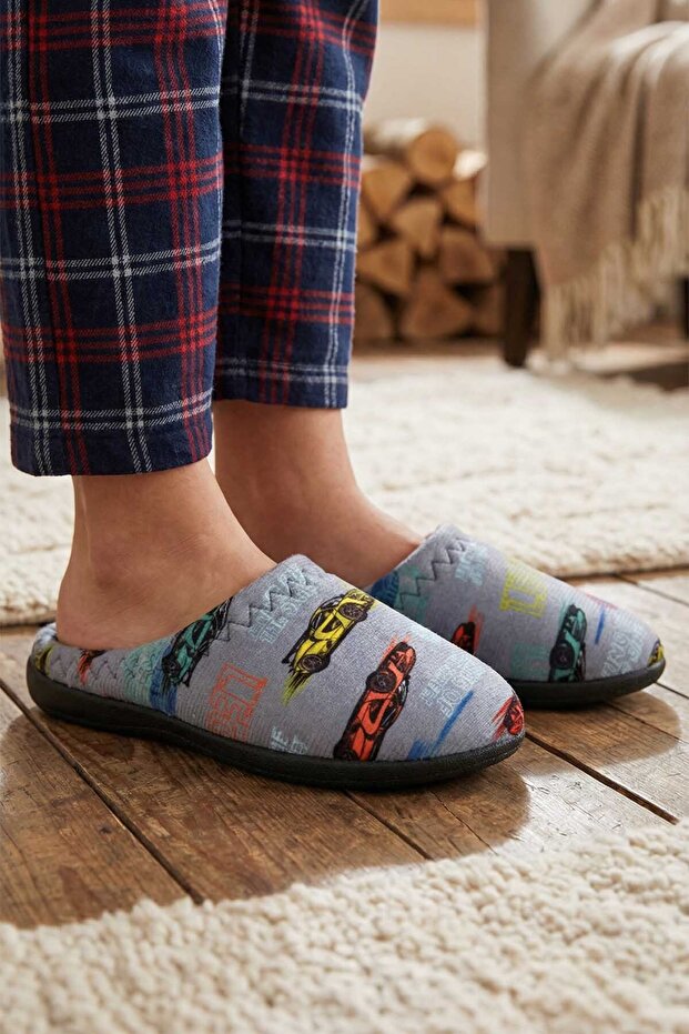 Boy's Winter Legend Comfortable Sole Home Garden Gondola Slippers