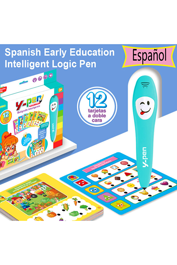 spanish with pen New Spanish Learning Book Baby Educational Voice Reading Machine Point Books Smart