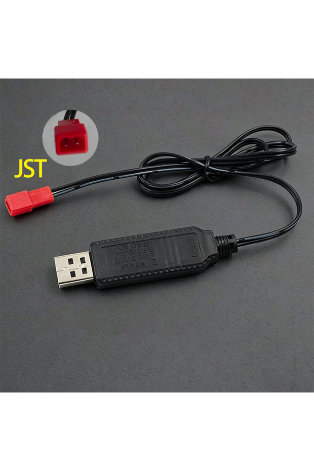 كابل شحن USB جديد JST 2P 3.7V/7.4V مع واجهة MX2.0 XH2.54 JST 2P 4P مناسب للأجهزة الإلكترونية