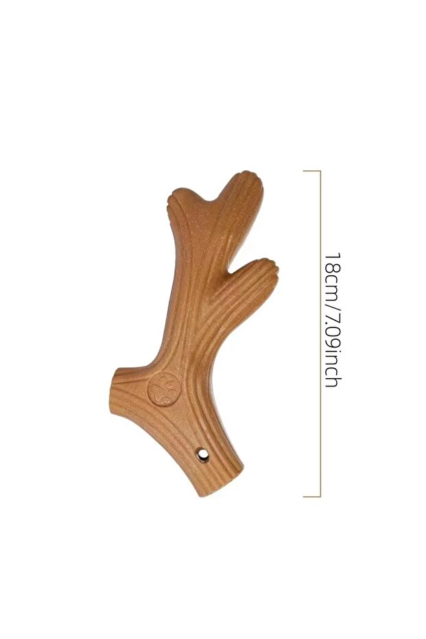 Large size Brown deer antlers Pet Teeth Grinding Toy Dog Interactive Bone Training Toy Bamboo Cleani