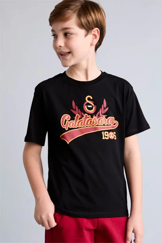 Galatasaray New Regular Fit Crew Neck Boys' T-Shirt H7790A8/Bk81